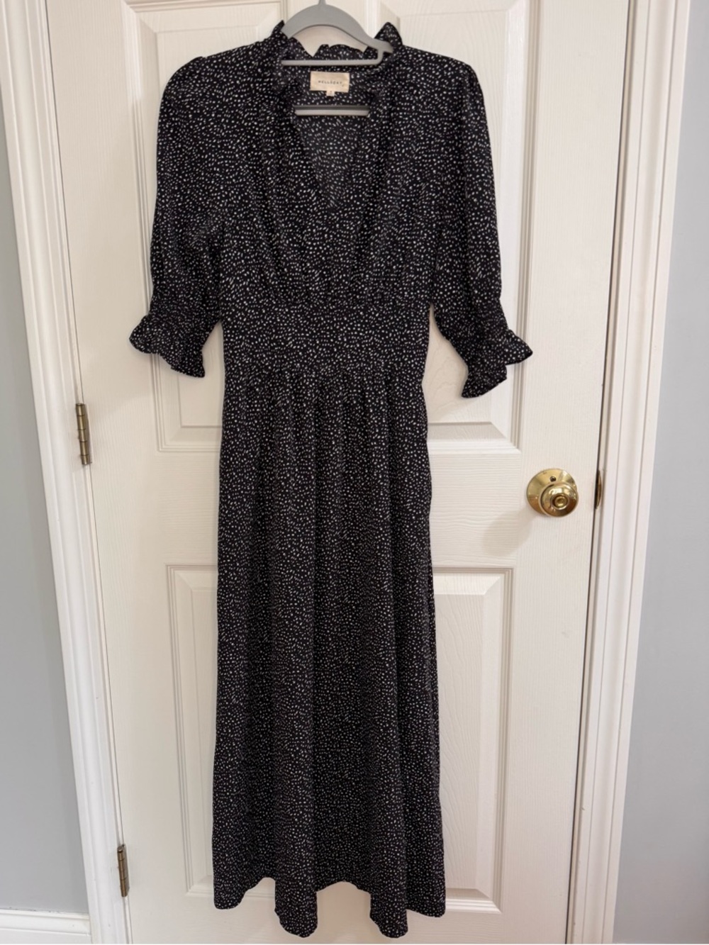 Melloday Black & White Speckled Dress - Size S